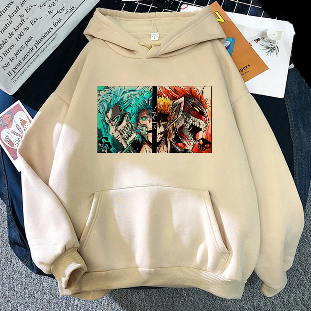 Bleach Graphic Hoodies - Ichigo, Kenpachi, Grimmjow and More! (9 Variants)