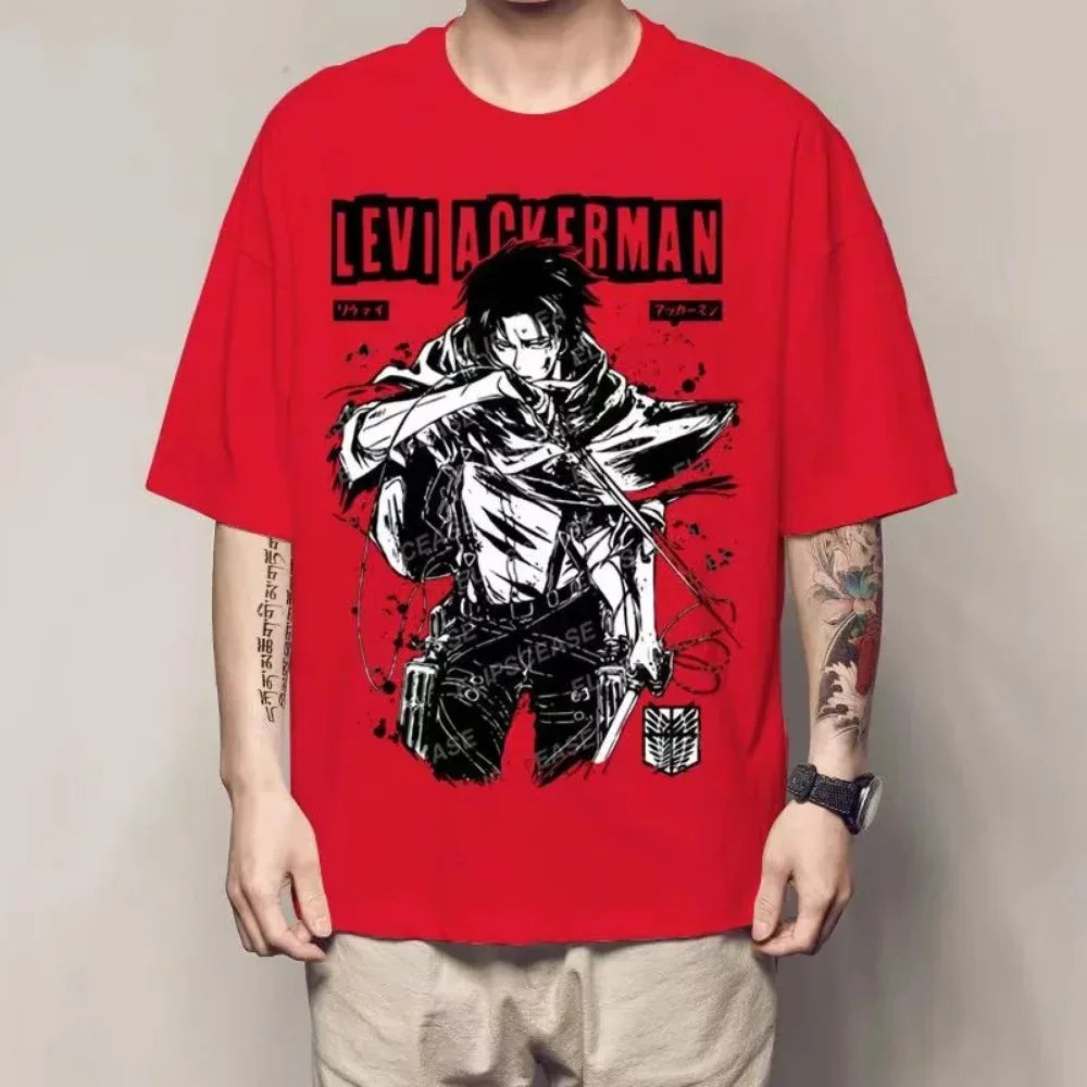 Attack on Titan Graphic Tees - Levi