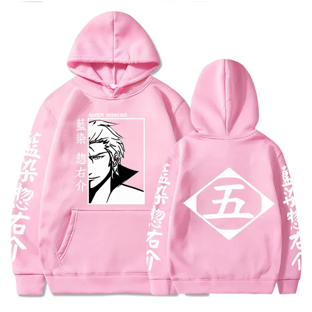 Bleach Graphic Hoodies - Aizen Sosuke (6 Colors)