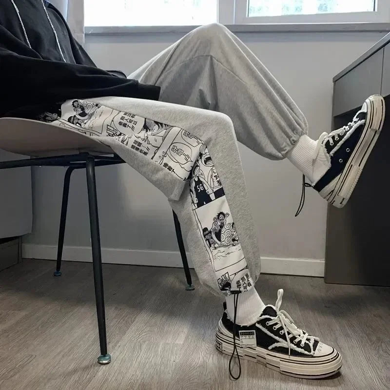 One Piece Graphic Track Pants - Manga