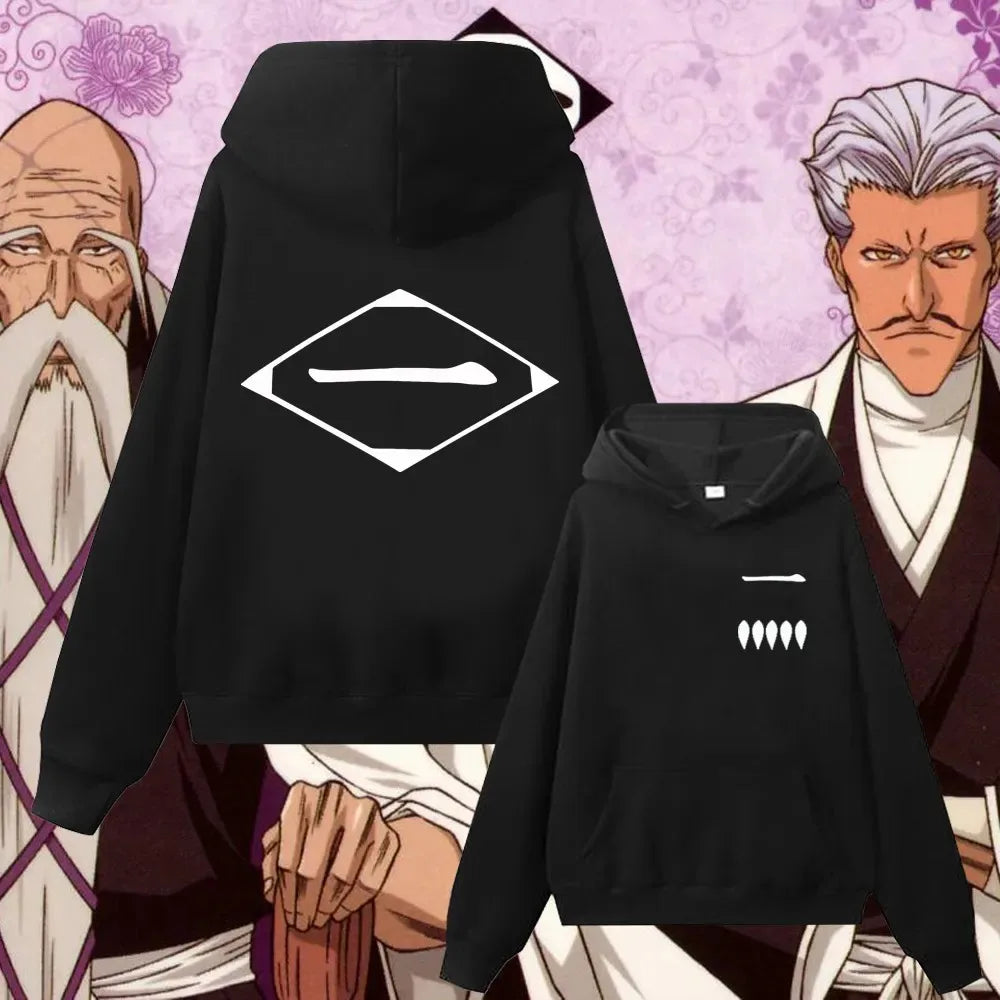 Bleach Gotei 13 Hoodies (Black)