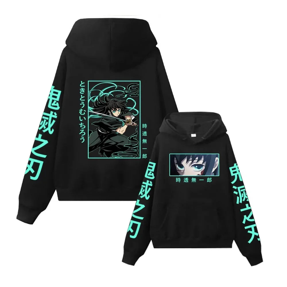 Demon Slayer Graphic Hoodie - Muichiro Tokito (4 Colors)